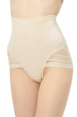 Blackspade Kadın Yüksek Bel Slip Korse Body Cotrol - Tül Detaylı Ten - 5
