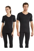 Blackspade 1263 Unisex 2. Seviye Kısa Kol V Yaka Kışlık Termal İçlik - 1