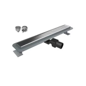 Sanica Plastik Etekli Ayak Ayarlı 40cm Klapeli Koku Önleyici Duşakabin Duş Kanalı Yer Süzgeci - 1