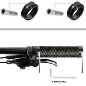 SARİSSA Jelli Elcik Destekli Yapı Kolay Kavrama Kaymaz Vidalı, Ergonomik Bisiklet Elciği - 12