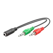 Hadron Aux Kablo Mikrofon Ve Kulaklık M2/f Çevirici  20cm - 1