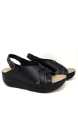 Ortopedik Siyah Kadın Sandalet thumbnail 10
