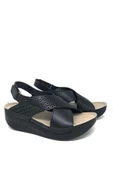 Ortopedik Siyah Kadın Sandalet thumbnail 1