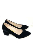 Kadın Kısa Topuk Süet Stiletto - 3