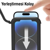 Polham Motosiklet, Scooter İçin Gidona Takılan Universal Bisiklet Telefon Tutucu, Su Geçirmez Titremez - 4