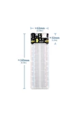 Breadboard Mb-102 830 Hücre Mb102 Büyük Boy Bread Board Protoboard Prototip Elektronik Deney - 8