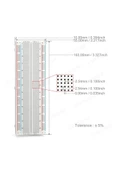 Breadboard Mb-102 830 Hücre Mb102 Büyük Boy Bread Board Protoboard Prototip Elektronik Deney - 5