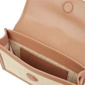 Laura Ashley Taba Hasır İşlemeli Kadın Çapraz Çanta thumbnail 4