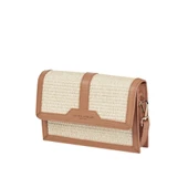 Laura Ashley Taba Hasır İşlemeli Kadın Çapraz Çanta thumbnail 1