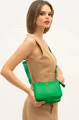 Benetton Yeşil Kadın Nappa Çapraz Çanta BNT 1270 - 3
