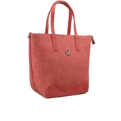 Benetton Mercan Monogram Eskitme Kadın El Çantası BNT 1331 thumbnail 1