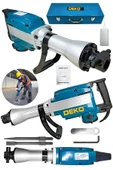 4500W Bakır Büyük Tip 65mm 16 Kg Kırıcı Hilti 60J Kırım Gücü + Yassı ve Sivri Murç Keski Hediyeli - 2