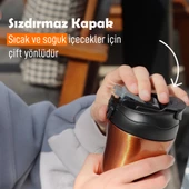 Any Morning SI232021 İki Ağızlı Termos Mug Bakır 400 ml - 2