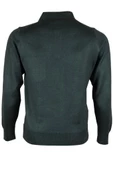 Erkek Yeşil Kazak Polo Yaka Yünlü Klasik Normal Kesim RAR00651 - 5