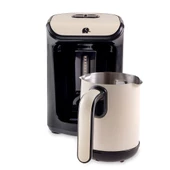 Jumbo x Homend Joy 1890H Krem Konuşan Türk Kahvesi Makinesi thumbnail 2