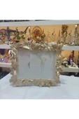 Fotoğraf çerçevesi kelebek desenli krem 20x25 - 2