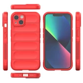 iPhone 13 Kılıf Esnek TPU Oyuklu Arka Yüzey Tasarımlı Etnik Silikon Kılıf thumbnail 8