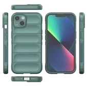 iPhone 13 Kılıf Esnek TPU Oyuklu Arka Yüzey Tasarımlı Etnik Silikon Kılıf thumbnail 7