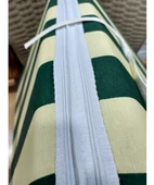 1 Adet Komutan Arkalıklı Sandalye Minderi, Extra Kalın (Kalınlık 5cm)-Yeşil thumbnail 2