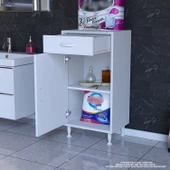 Modilayn EMİR 40 x 88 x 32,5 cm Kapaklı ve Çekmeceli Çok Amaçlı Banyo&Mutfak Dolabı - 1
