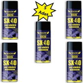 Extra Güçlü Profesyonel 5 Adet SX-40 Pas Sökücü Sprey 200 Ml. - 1