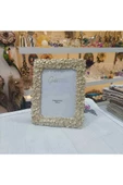 Fotoğraf Çerçevesi Papatya Desenli Krem Renk 15x20 cm - 1