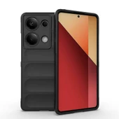 Redmi Note 13 Pro 4G Kılıf Esnek TPU Oyuklu Arka Yüzey Tasarımlı Etnik Silikon Kılıf - 4