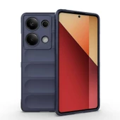 Redmi Note 13 Pro 4G Kılıf Esnek TPU Oyuklu Arka Yüzey Tasarımlı Etnik Silikon Kılıf - 3