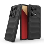 Redmi Note 13 Pro 4G Kılıf Esnek TPU Oyuklu Arka Yüzey Tasarımlı Etnik Silikon Kılıf - 7