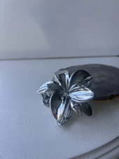 Lotus toka metalik gümüş renk - 1