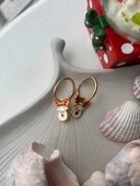 Yılbaşı temalı çelik küpe thumbnail 1