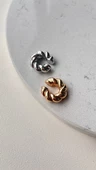 Earcuff kıkırdak küpe gold renk thumbnail 3