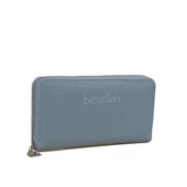 Benetton Mavi Kadın Nano Geniş Cüzdan BNT 1305 - 1