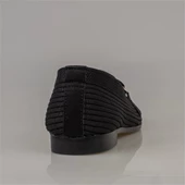 Trend Adımlar Siyah Triko Kadın Zincir Askılı Babet - 5