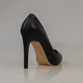 Trend Adımlar Siyah Kadın İnce Topuklu Sivri Burun Stiletto - 4