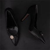 Trend Adımlar Siyah Elegansia Kadın İnce Topuklu Klasik Ayakkabı thumbnail 5