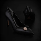 Trend Adımlar Siyah Elegansia Kadın İnce Topuklu Klasik Ayakkabı thumbnail 6