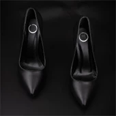 Trend Adımlar Siyah Kadın İnce Topuklu Sivri Burun Stiletto - 6