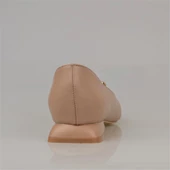 Trend Adımlar Kahverengi Kısa Kare Topuk Kadın Klasik Ayakkabı thumbnail 4