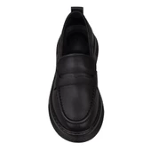 Trend Adımlar Siyah Katia Kadın Oxford Ayakkabı - 5