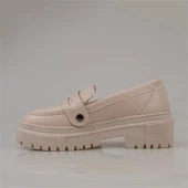 Trend Adımlar Krem Flex Kadın Üç Tokalı Değişken Oxford Ayakkabı - 3