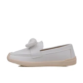 Trend Adımlar Beyaz Grace Step Kadın Fiyonklu Hafif Oxford Ayakkabı - 3