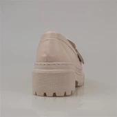 Trend Adımlar Krem Flex Kadın Üç Tokalı Değişken Oxford Ayakkabı - 4