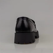 Trend Adımlar Siyah Chic Belle Tokalı Kadın Oxford Ayakkabı - 4