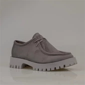 Trend Adımlar Füme Elegans Suede Kadın Oxford Ayakkabı - 2