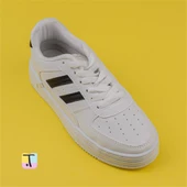 Trend Adımlar Beyaz-Siyah Sportline Kadın Sneaker - 4