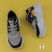 Trend Adımlar Yeşil Enerjik Kalın Taban Kadın Sneaker - 4