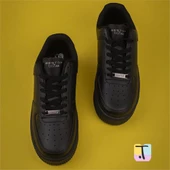 Trend Adımlar Siyah Force Memory Foam Tabanlı Mevsimlik Unisex Sneaker thumbnail 4