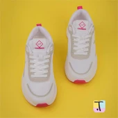 Trend Adımlar Beyaz Unisex Kalın Taban Comfortable Sneaker - 4