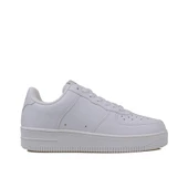Trend Adımlar Beyaz Force Memory Foam Tabanlı Mevsimlik Unisex Sneaker - 1
